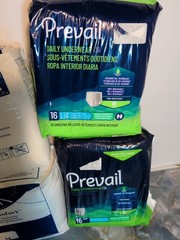 4 Packs (60 Count) Tena Prevail Dry Comfort Underwear Size Large 44″- 55”