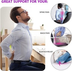 Gel Seat Cushion, Office Seat Cushion Chair Pads for Office Home Car Wheelcha…