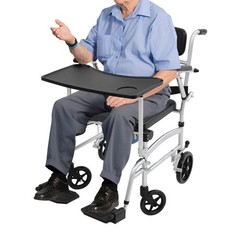 220lbs Shower Commode Chair Mobility Wheelchair Bedside Toilet Seat with Casters
