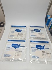 United Pre-Wired TENS Electrode 1.75” X 3.75” Pads (16 Total) Repositionable USA