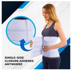NYOrtho Universal Abdominal Binder 12″ H,Lower Waist Support 4 Panel. SIZE XXL