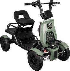 500/1000W Electric Mobility Scooter All Terrain for Adults with Cargo Platform