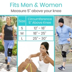Vive Hinged Knee Brace (2 Pack) – Relieves ACL, MCL, Meniscus Small, Black