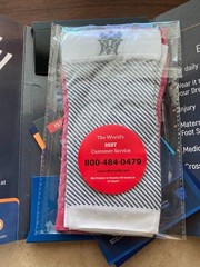Ankle Support COMPRESSION Bitly Plantar Fasciitis Socks Premium NIB, Red, Black