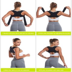 Adjustable Posture Corrector Back Shoulder Support Correct Brace Belt Men Women
