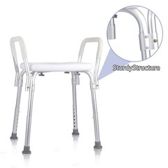 Adjustable Medical Shower Chair Bath Tub Seat Bench Stool Seat Elderly Bathing