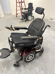 Merits Vision Ultra Power Wheelchair 6-Wheel Electric Joystick Headrest Seatbelt