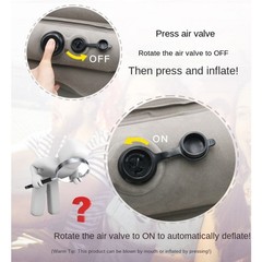 Inflatable Travel Pillow Headrest Neck Chin Support Air Cushion for Airplane Car
