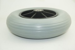 Caster Solid Rubber Front Rear Tires Wheels 8″x2″ for Standard Wheelchairs