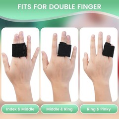 2PCS Finger Buddy Straps for Arthritis Finger Brace for Sport, Basketball, Tenni