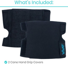 Vive Cane Handle Cover Cushion Grip Foam Pad for Walking Stick Hand Pain Relief