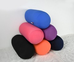 Micro Bead Squishy Hypoallergenic Post Surgery Roll Tube Pillow Solid Color