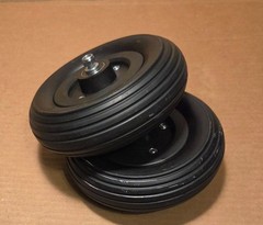 PAIR 7″ x 2″ Caster Wheels for Quickie Power Chairs Pulse 6 5 Q500M Q300M #1
