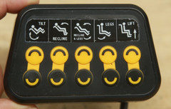 TESTED Quickie Control Plus 5 Seat Toggle Function Switchbox w/ USB PORT 130913