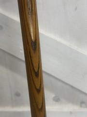Vintage Wood & Solid Brass Horse Head Cane Walking Stick 35″