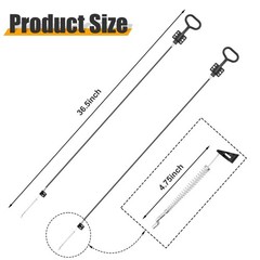 YEYETUO Sofa Recliner Cables, 2PCS Release Cables Replacement D 36.4 inches