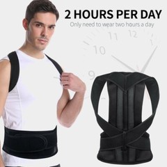 Adjustable Back Support Posture Safety Brace Shoulder Belt Vest Strap Men Women
