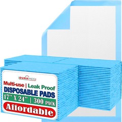 Chucks Pads [300-Pads] Underpads 17×24 Bed & Pee Pads | Puppy Pads | Chux Pads