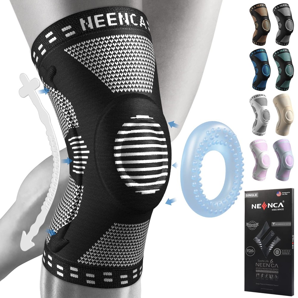 NEENCA Professional Knee Brace for Pain Relief, Medical Knee Support with Pat…