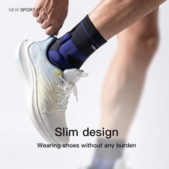 Ankle Support Brace Running Compression Sleeve Socks Elastic Foot Pain Relief