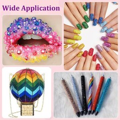 Tinkrstuff 38000Pcs Jelly Rhinestones Bedazzling Kit Multicolor 3Mm Flatback