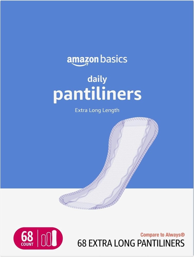 68 Count Extra Long Feminine Pads, Thin & Unscented for Reliable Leak Protection