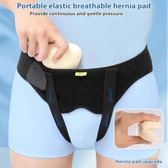 Hernia Belt for Men Hernia Support Truss for Single/Double Medium (Pack of 1)