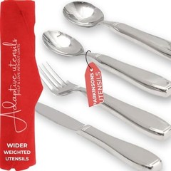 Weighted Silverware for Hand Tremors | Heavy Utensils for Arthritis & Parkinson‘