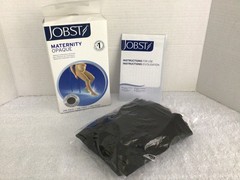 Jobst Maternity Opaque Medium Regular Closed Toe Black 20-30 mmHg READ