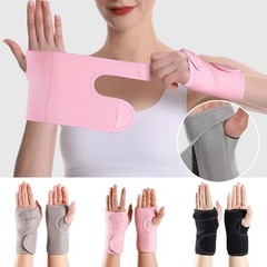 2x Carpal Tunnel Wrist Brace & Splint and Palm Cushion Adjustable and Fits Both