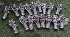 LOT OF 10 PCS HEAD HANDLE DESIGN FOR WALKING SILVER WOOD STICK CANES GIFT