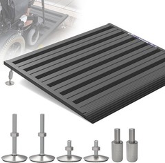2.6-7.3″ Threshold Ramp 30×36′ for Doorways Step 1100 LB Cap Aluminum Wheelchair
