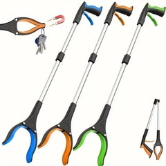 Heavy Duty Trash Picker Grabber Reacher Tool Long Reach Pickup Stick USA
