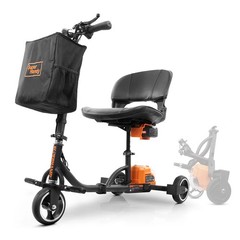 SuperHandy Mobility Scooter – Foldable, Weighs only 35 lbs, 6.5 Mile Range, 48v