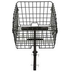 Folding Rear Basket Accessory For Mobility Scooters Power Chairs w/Hitch Receive