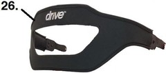 Replacement Backrest for Nitro Sprint Rollator 102662 – Part # 102662-28