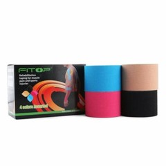 Uncut Kinesiology Tape 4 Sports Tape (Pink, Blue, Black, Beige)