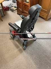 Red Jazzy Elite ES Power Wheelchair~ Charger included And Manual
