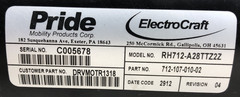 Pride Quantum 6000 6000XL 6000Z 6000ZHD 6400Z DRVMOTR1307 DRVMOTR1306 Pair Motor