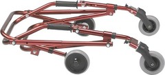 Nimbo 2G Mobility Aid Lightweight Posterior Walker, Extra Small, Castle Red