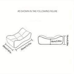 Lumbar Support Pillow, 100% Polyester with Polyethylene Filling, Suitable for Of