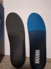 WALK-HERO Orthotic Insoles Blue Black Flat Feet Men’s 5-5.5 Women’s 7-7.5