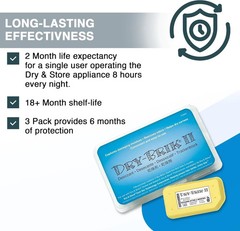 Dry-Brik II Desiccant Blocks Dry & Store 3 PACK