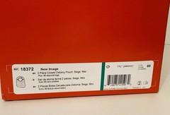 60 Hollister 18372 New Image 2 Piece Closed Ostomy Pouch FILTER Beige -1BX/60EA