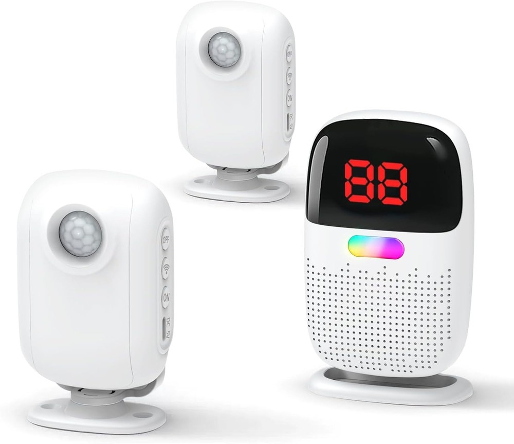 Bed Alarms for Elderly Dementia Patients – Digital Sensor ID Display & Clip-On