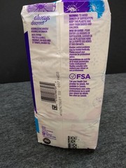 Always Discreet Pads for Women Plus 4 Moderate Long Rapid Dry Core 54 Pads