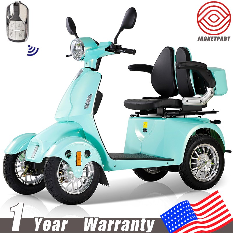 800W Heavy Duty Mobility Scooter 4 Wheel 31 Miles fit Senior 500lbs Capacity