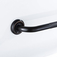 16-Inch Grab Bar Featuring Anti-Slip Handrail, Solid Brass, Oil Rubbed Bronze…