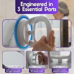 Versatile Shower Safety Handle – Suction Cup Grip for Secure Bathing Experience