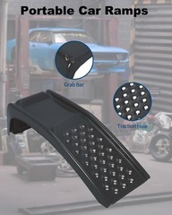 GarveeTech 8000 LBS Auto Ramp Solid Steel 2 Pack Lift 8 Inch